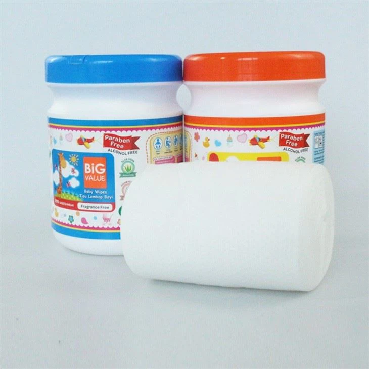 Custom Thick Paper Towel Alcohol Wipes Antibacterial Nonwoven Wet Wipes